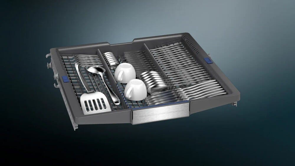 Siemens SN97TX02CE iq700 Lavastoviglie integrata totale cm. 60 - 14 coperti - cerniere sliding