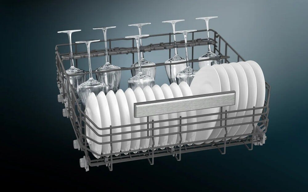 Siemens SN97TX02CE iq700 Lavastoviglie integrata totale cm. 60 - 14 coperti - cerniere sliding
