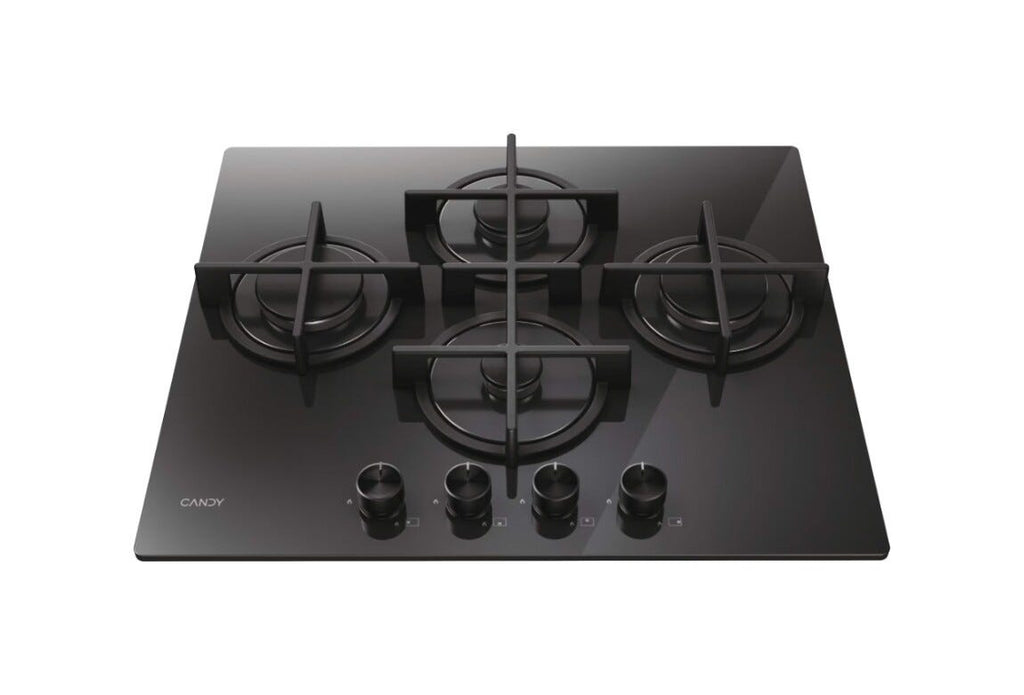 Candy 33803485 Moderna Gas on Glass Piano cottura a gas cm. 60 - vetro nero