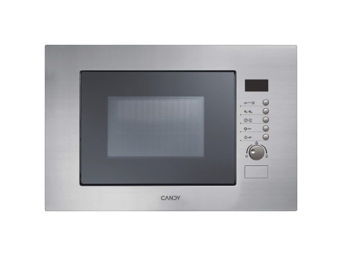 Candy 38900812 Wave 600 Full Door Forno microonde da incasso cm. 60 h. 39 - inox