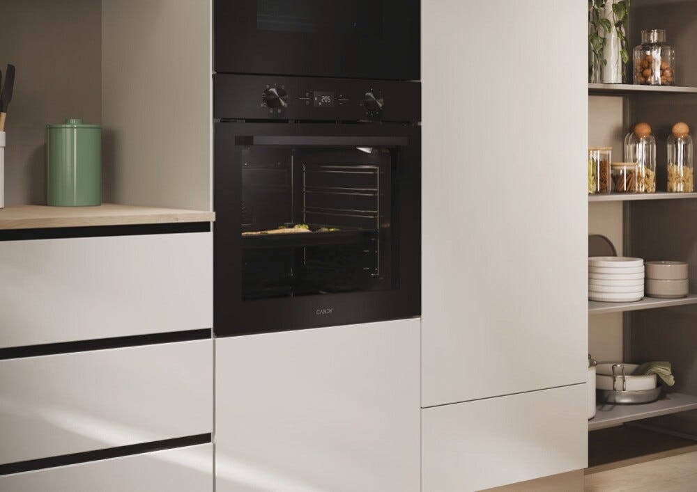 Candy CA6N3T1HTB Bake 600 Full Black Forno elettrico cm. 60 - nero
