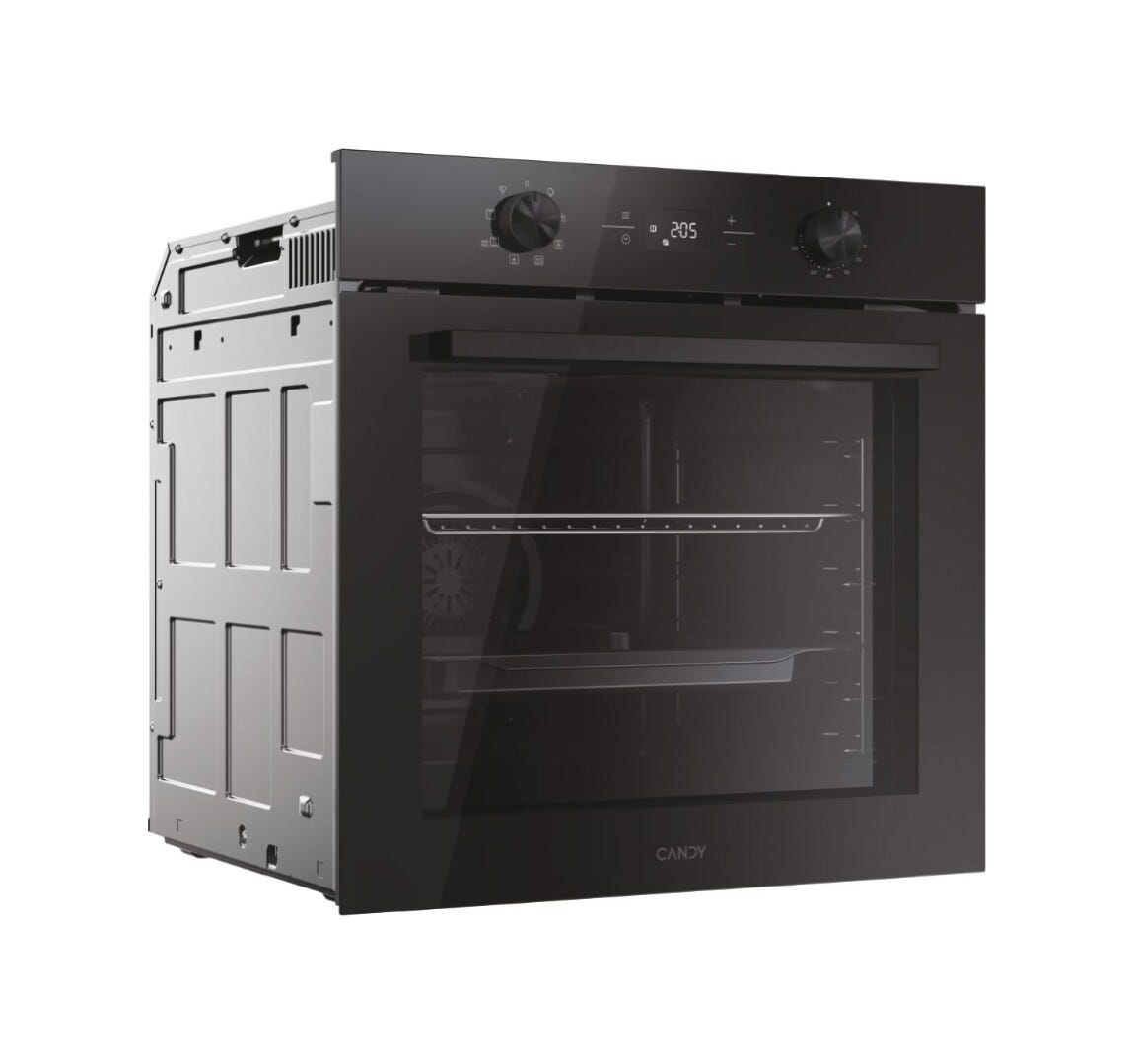 Candy CA6N3T1HTB Bake 600 Full Black Forno elettrico cm. 60 - nero