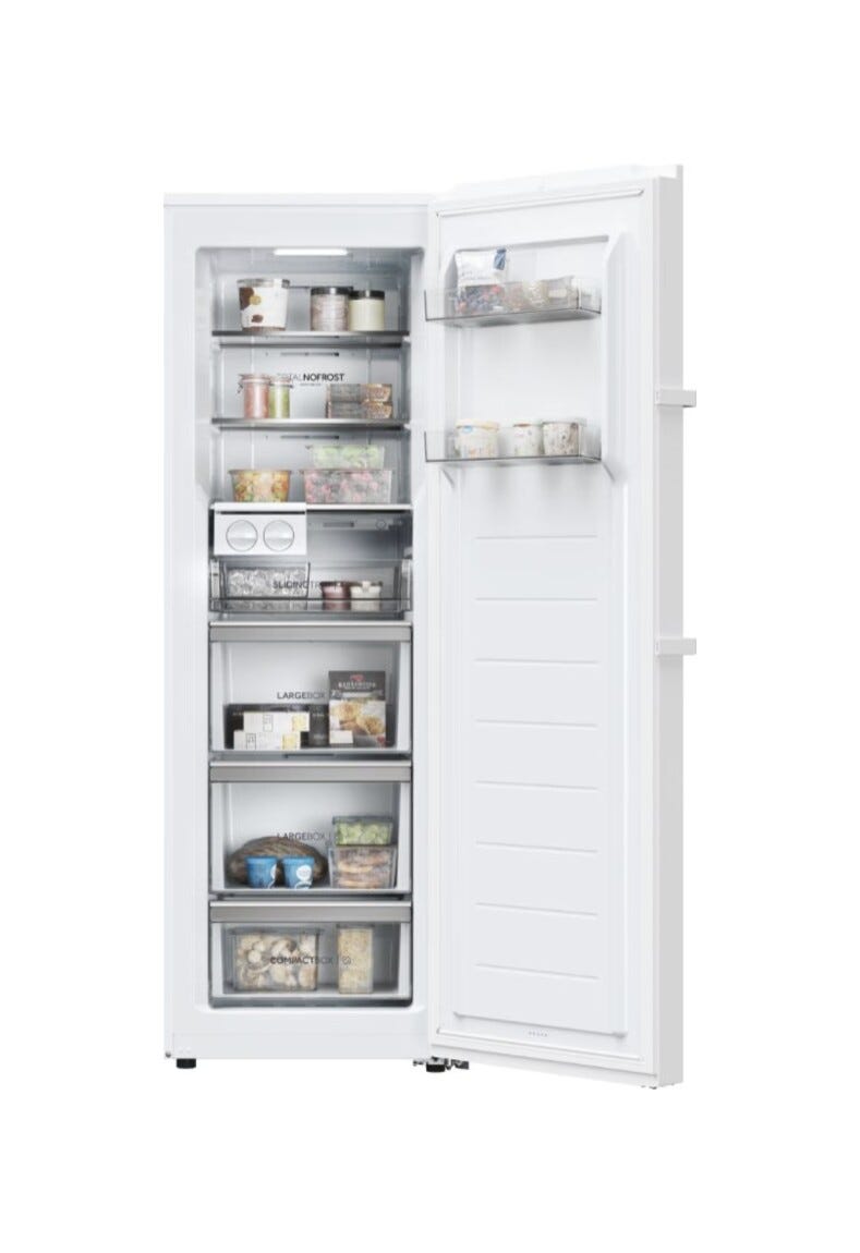 Haier H4F272WDH1 Up 60 Series 5 Congelatore a libera installazione cm. 60 h. 178 - lt. 276 - bianco