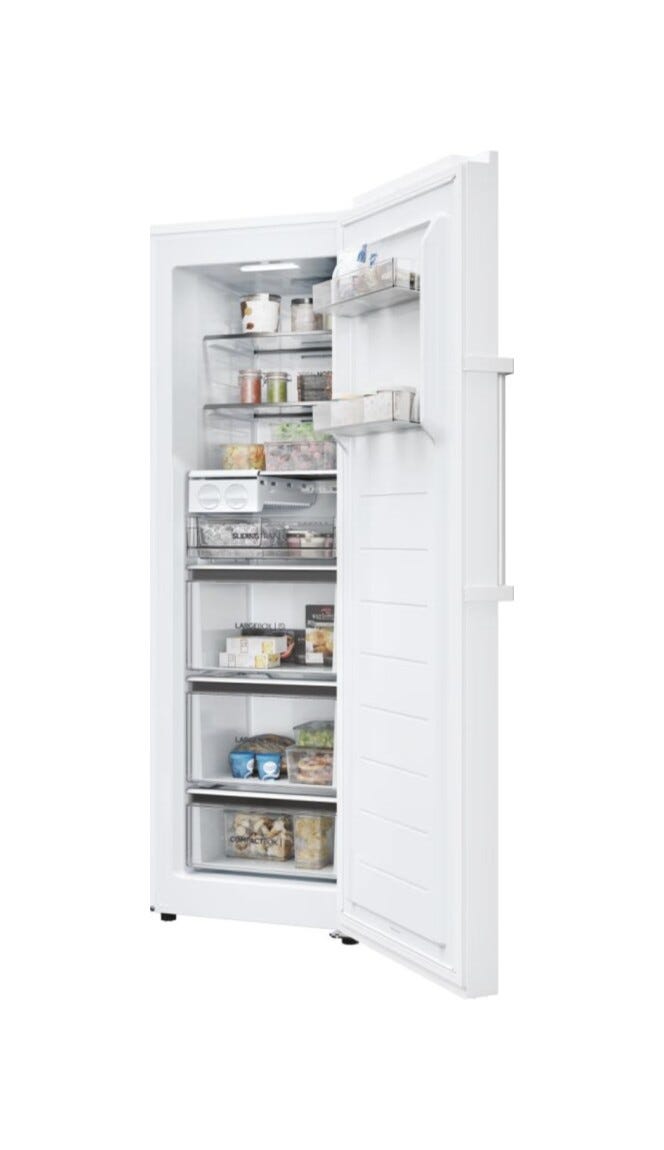 Haier H4F272WDH1 Up 60 Series 5 Congelatore a libera installazione cm. 60 h. 178 - lt. 276 - bianco