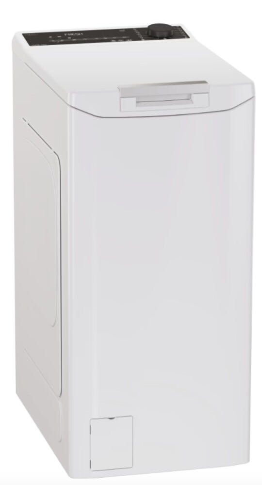 Haier THASN266TM5-S T Serie 7 Lavatrice a carica dall'alto cm. 41 - capacità 6 kg - bianco