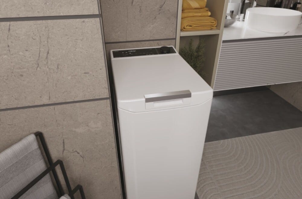 Haier THASN286TM5-S T Serie 7 Lavatrice a carica dall'alto cm. 41 - capacità 8 kg - bianco