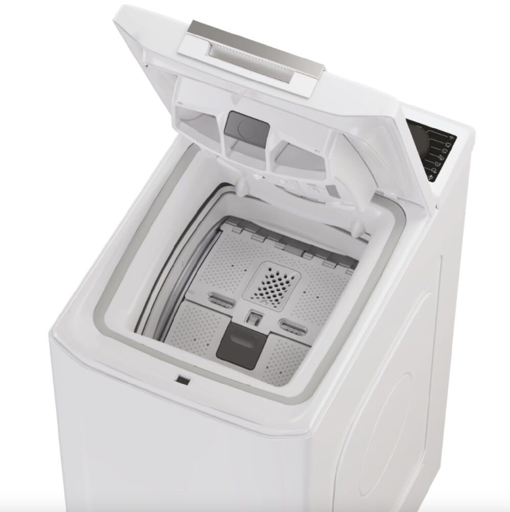 Haier THASN286TM5-S T Serie 7 Lavatrice a carica dall'alto cm. 41 - capacità 8 kg - bianco