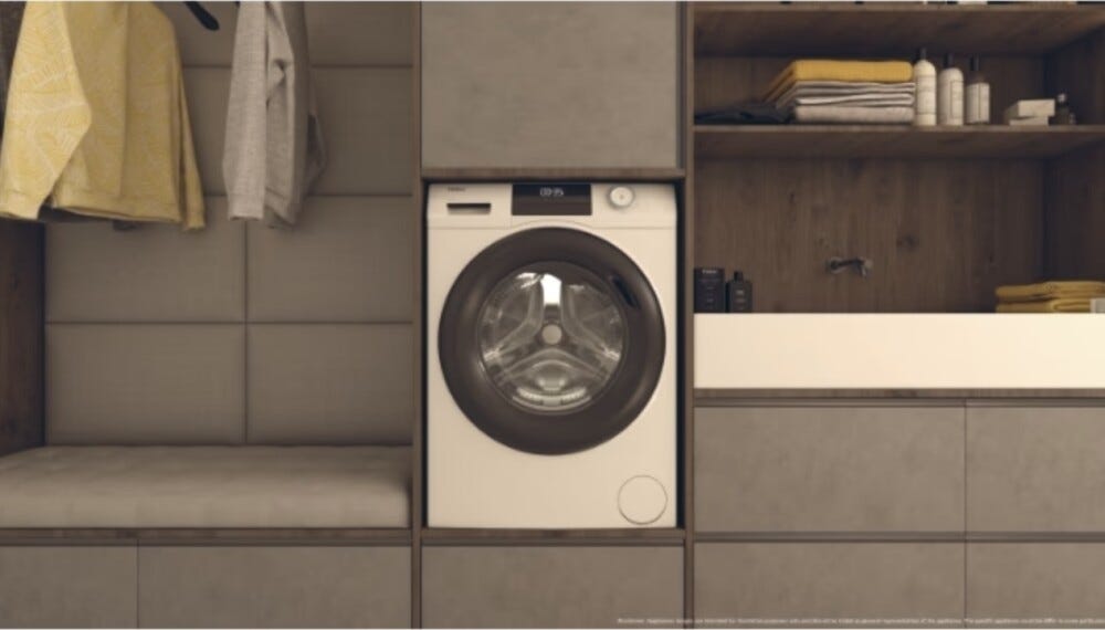 Haier HW100-BP14929A I-Pro Serie 1 Lavatrice cm. 60 - capacità 10 kg - bianco