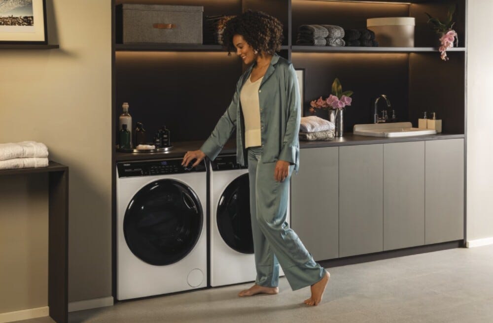 Haier HW90-B14959NEU1 I-Pro Serie 5 Lavatrice cm. 60 - capacità 9 kg - bianco