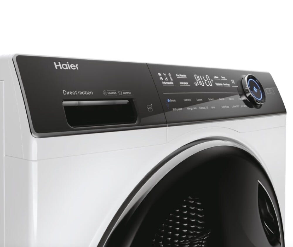 Haier HW100-B14979NEU1 I-Pro Serie 7 Plus Lavatrice cm. 60 - capacità 10 kg - bianco