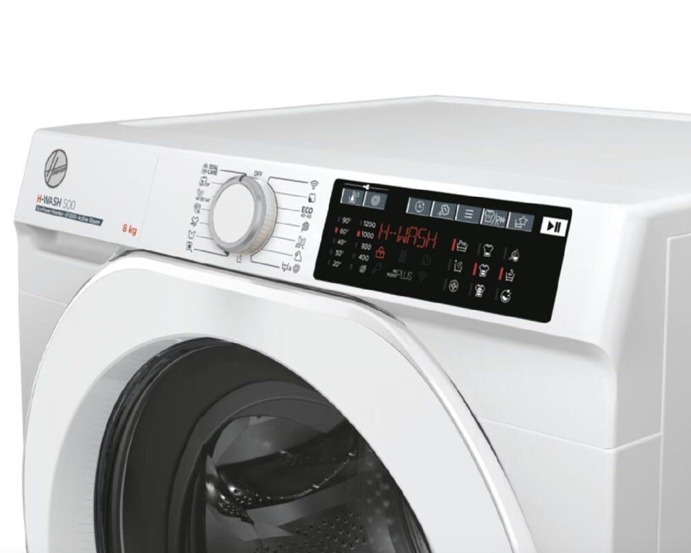 Hoover HW 28AM/1-S H-WASH 500 Lavatrice cm. 60 - capacità 8 kg - bianco