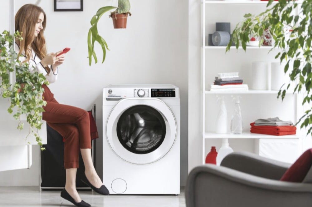 Hoover HW 28AM/1-S H-WASH 500 Lavatrice cm. 60 - capacità 8 kg - bianco