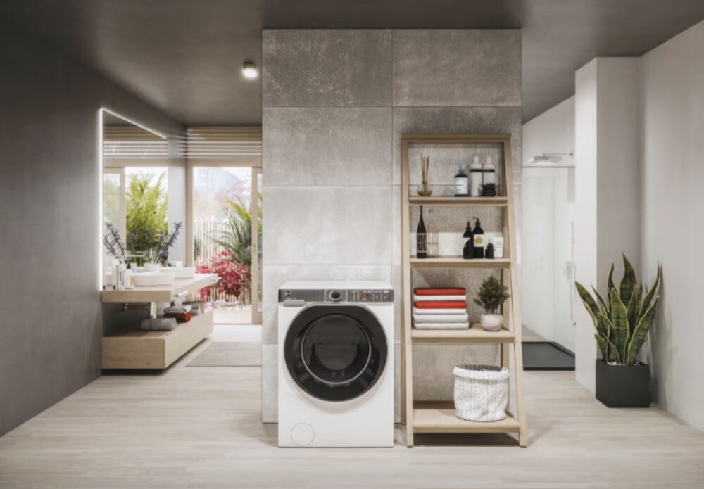 Hoover H5DPB 485BC9/1-S H-WASH&DRY 550 Lavasciuga cm. 60 - lavaggio 8 kg - asciugatura 5 kg - bianco