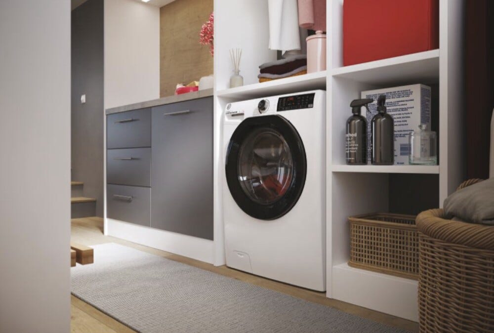 Hoover H3WPS4376TAMB6-S H-WASH 350 Lavatrice cm. 60 - capacità 7 kg - bianco