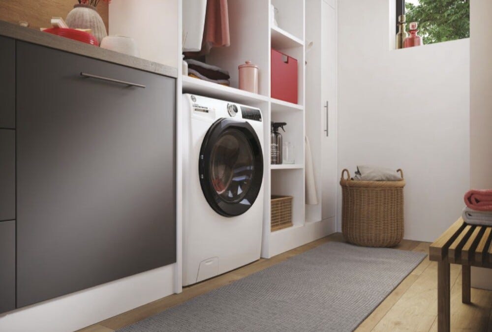 Hoover H3WPS4376TAMB6-S H-WASH 350 Lavatrice cm. 60 - capacità 7 kg - bianco