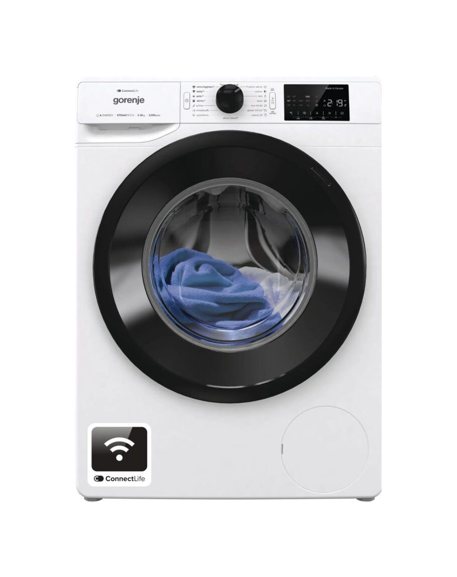 Gorenje WPNEI82A1SWIFI Lavatrice cm. 60 - capacità 8 kg - bianco