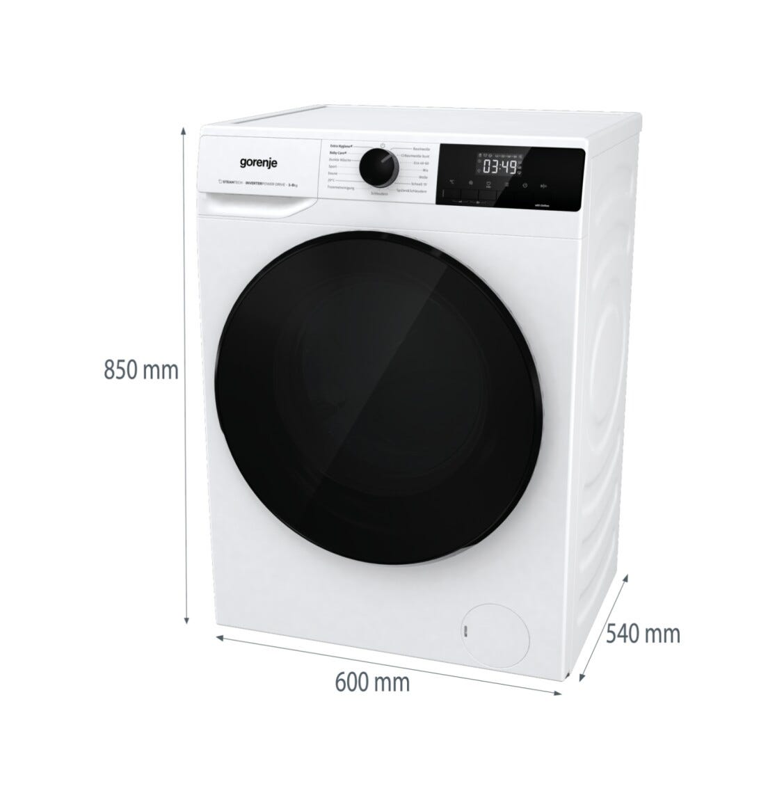 Gorenje WNHAI84APS/DE Lavatrice cm. 60 - capacità 8 kg - bianco