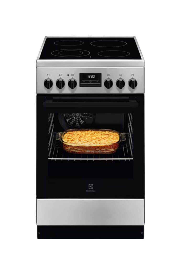 Electrolux LKR540266X Serie 500 Cucina da accosto cm. 50 - 4 zone elettriche - inox