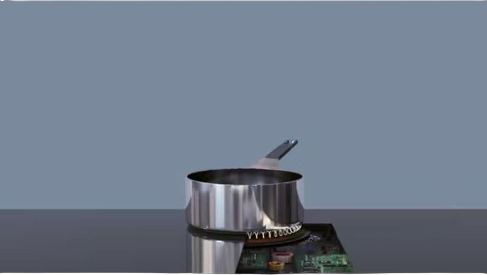 Electrolux LKI564267X Serie 600 Cucina da accosto cm. 50 - 4 zone elettriche - inox