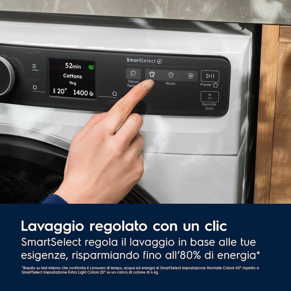 Electrolux EW8F710GCY serie 800 UltraCare Lavatrice cm. 60 - capacità 10 kg - bianco