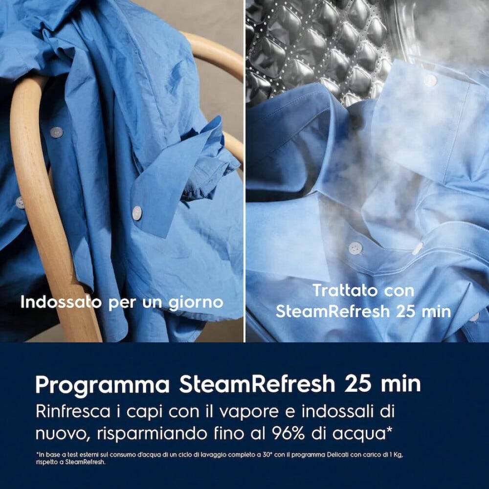 Electrolux EW8F710GCY serie 800 UltraCare Lavatrice cm. 60 - capacità 10 kg - bianco