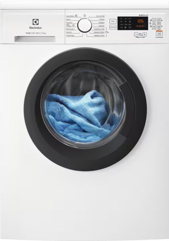 Electrolux EW2FK576W serie 500 TimeCare Lavatrice cm. 60 - capacità 7 kg - bianco