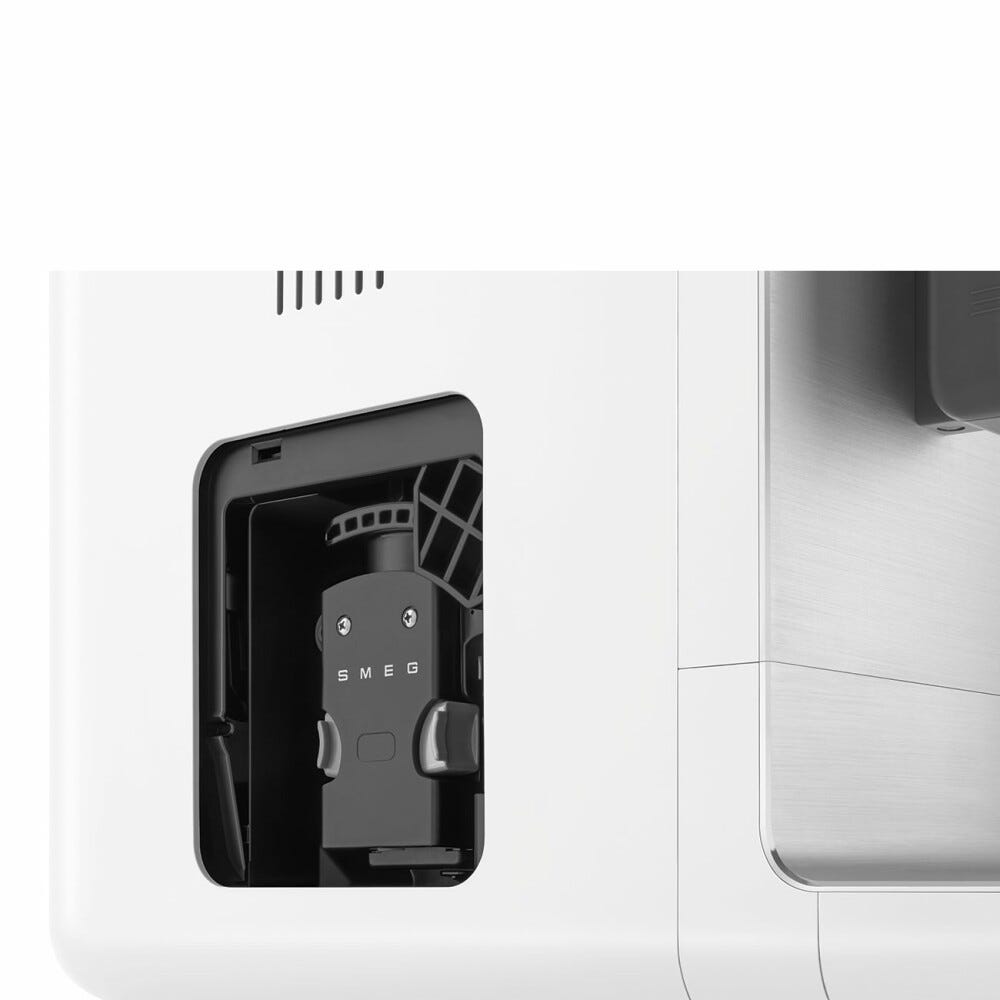 Smeg Selection BCC13WHMEU 50'S Style Macchina da caffè automatica con sistema latte - bianco opaco