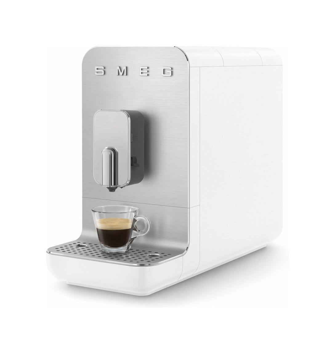 Smeg Selection BCC13WHMEU 50'S Style Macchina da caffè automatica con sistema latte - bianco opaco