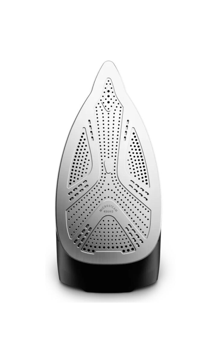 Rowenta DG9611F0 Eco Steam Pro Ferro da stiro con caldaia a vapore - nero