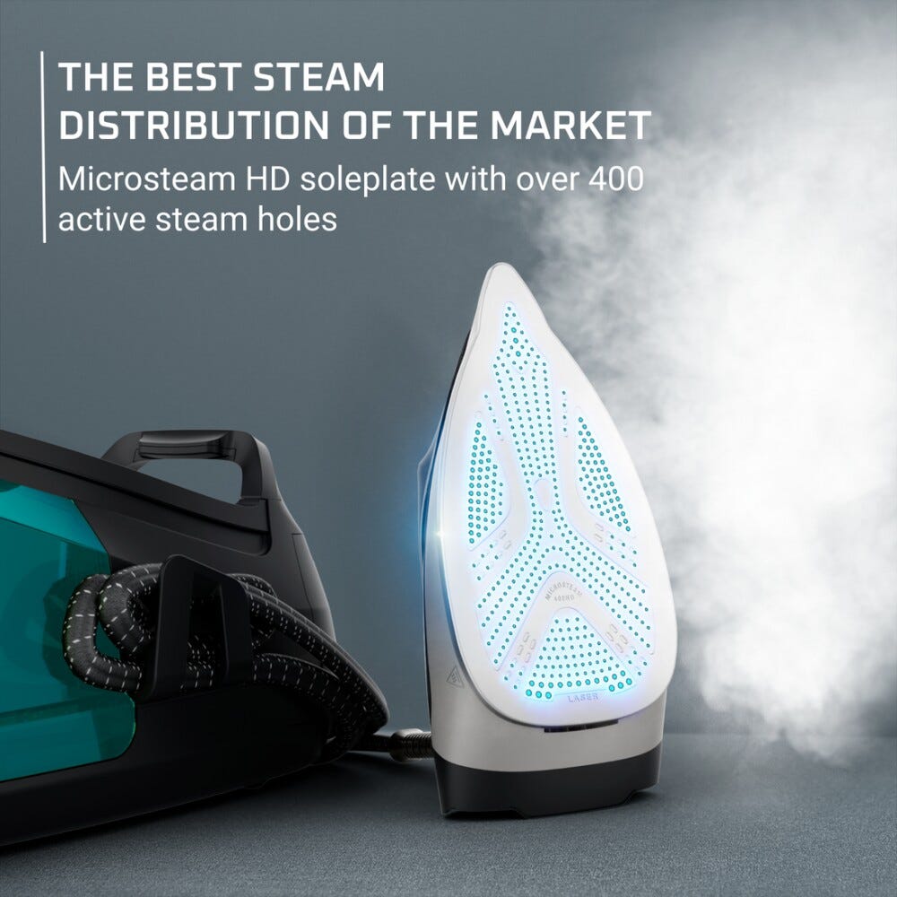 Rowenta DG8627F0 Perfect Steam Pro Ferro da stiro con caldaia a vapore - verde/nero