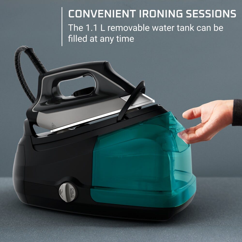 Rowenta DG8627F0 Perfect Steam Pro Ferro da stiro con caldaia a vapore - verde/nero