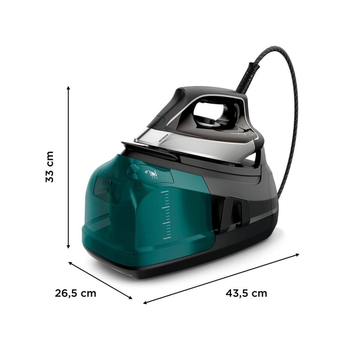 Rowenta DG8627F0 Perfect Steam Pro Ferro da stiro con caldaia a vapore - verde/nero