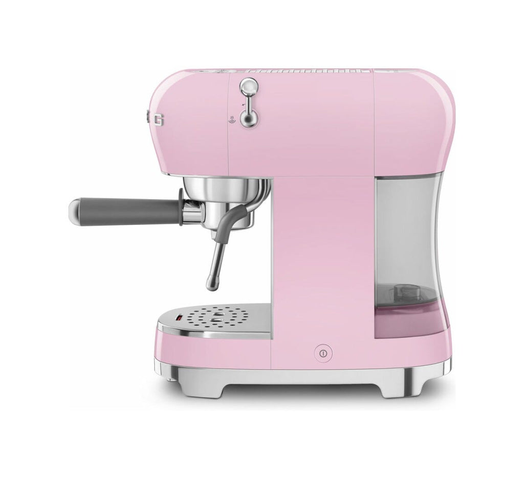 Smeg Selection ECF02PKEU 50'S Style Macchina da caffè espresso manuale - rosa lucido