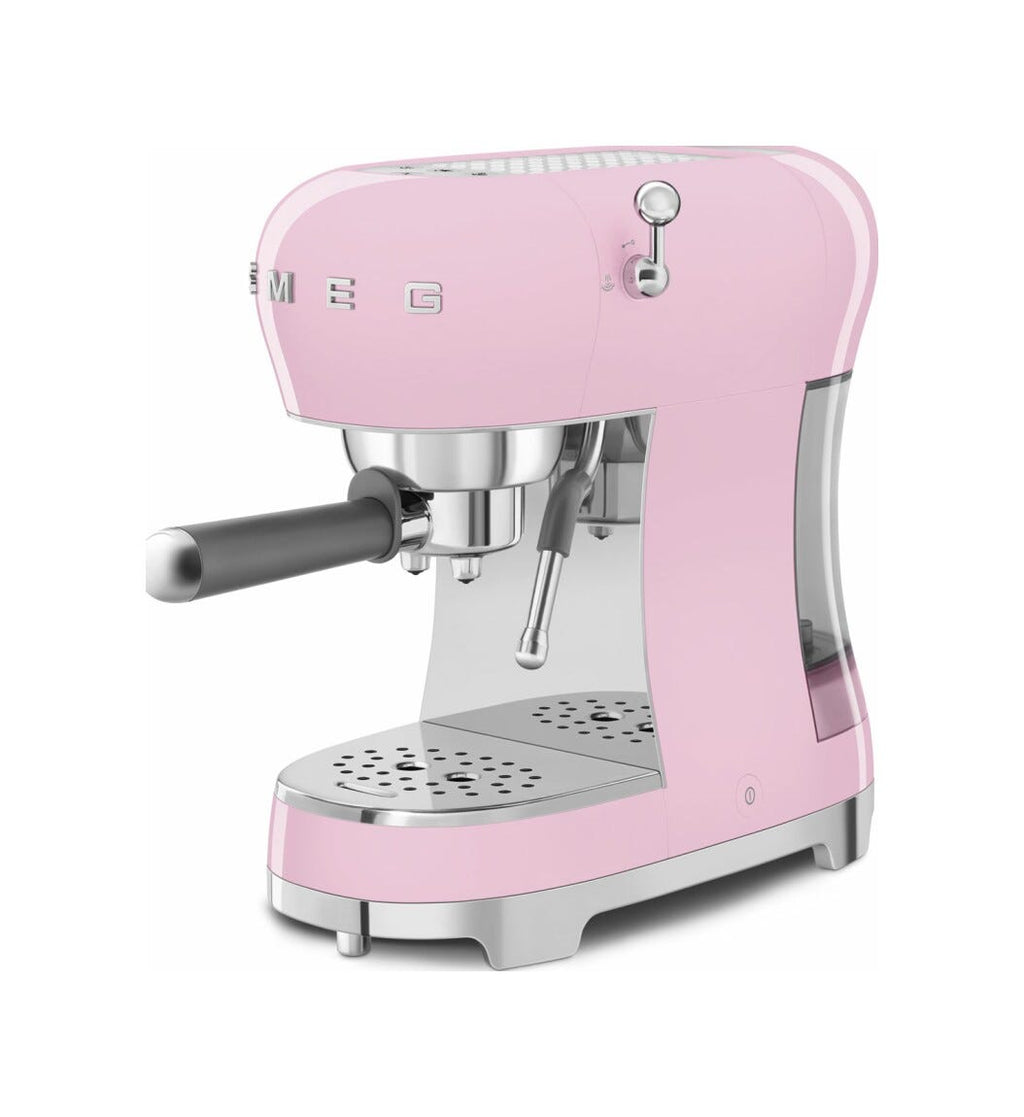 Smeg Selection ECF02PKEU 50'S Style Macchina da caffè espresso manuale - rosa lucido