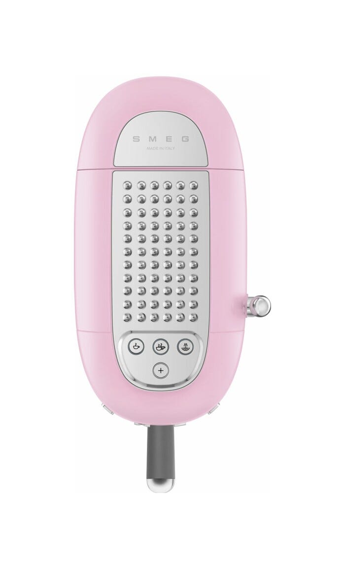 Smeg Selection ECF02PKEU 50'S Style Macchina da caffè espresso manuale - rosa lucido
