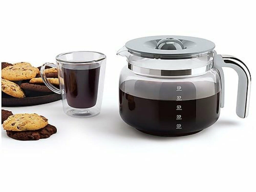 Smeg Selection DCF02BLMEU 50'S Style Macchina per caffè automatica - nero opaco