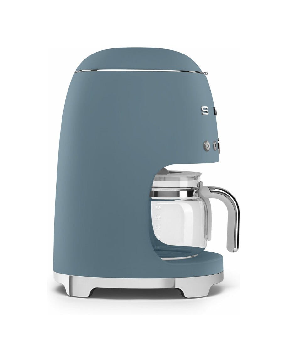 Smeg Selection DCF02SBMEU 50'S Style Macchina per caffè automatica - storm blue opaco