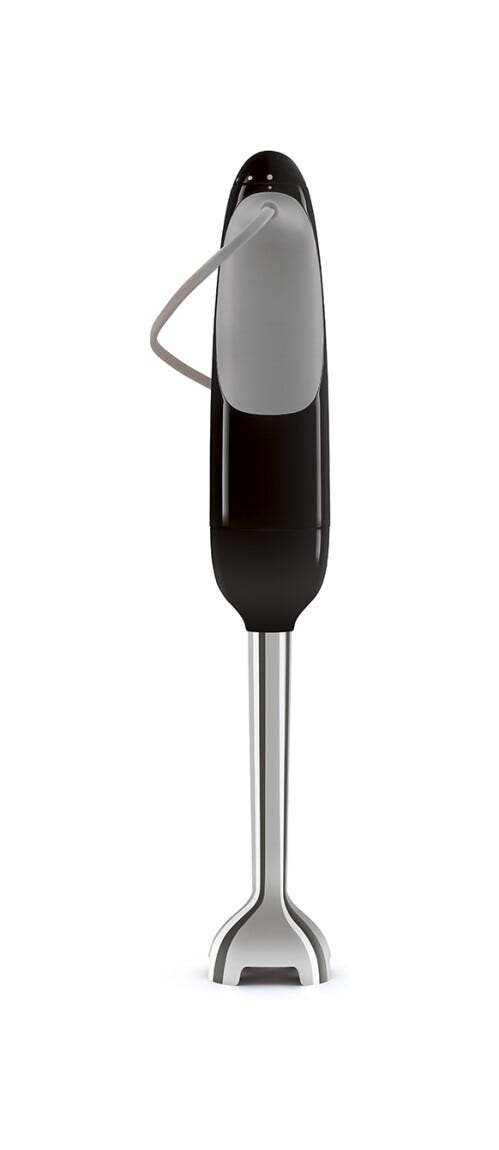 Smeg Selection HBF03BLEU 50'S Style Frullatore a immersione con accessori - nero lucido