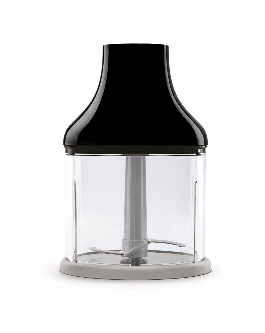 Smeg Selection HBF03BLEU 50'S Style Frullatore a immersione con accessori - nero lucido