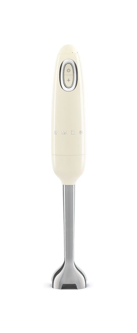 Smeg Selection HBF03CREU 50'S Style Frullatore a immersione con accessori - panna lucido