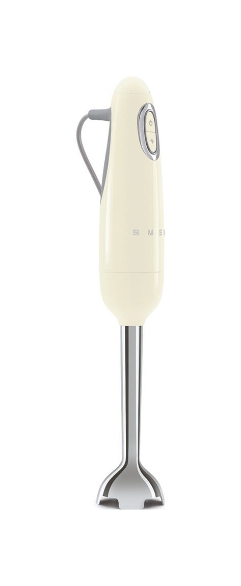 Smeg Selection HBF03CREU 50'S Style Frullatore a immersione con accessori - panna lucido