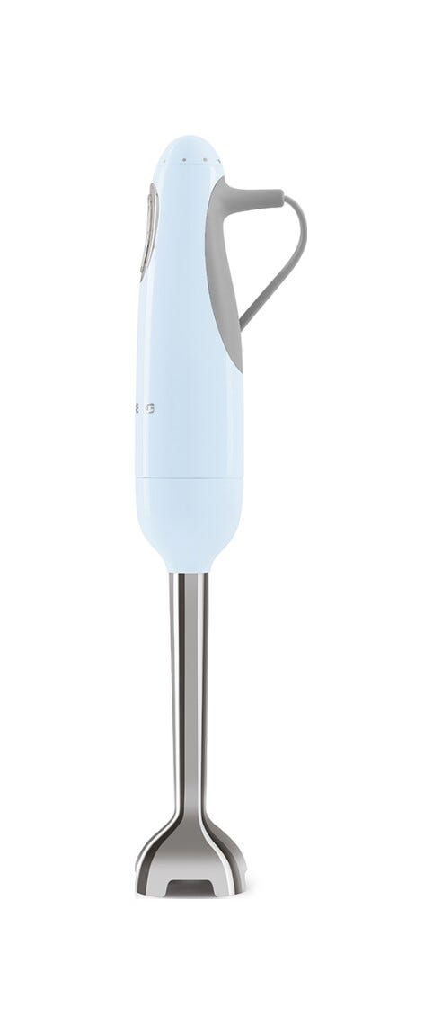 Smeg Selection HBF03PBEU 50'S Style Frullatore a immersione con accessori - azzurro lucido