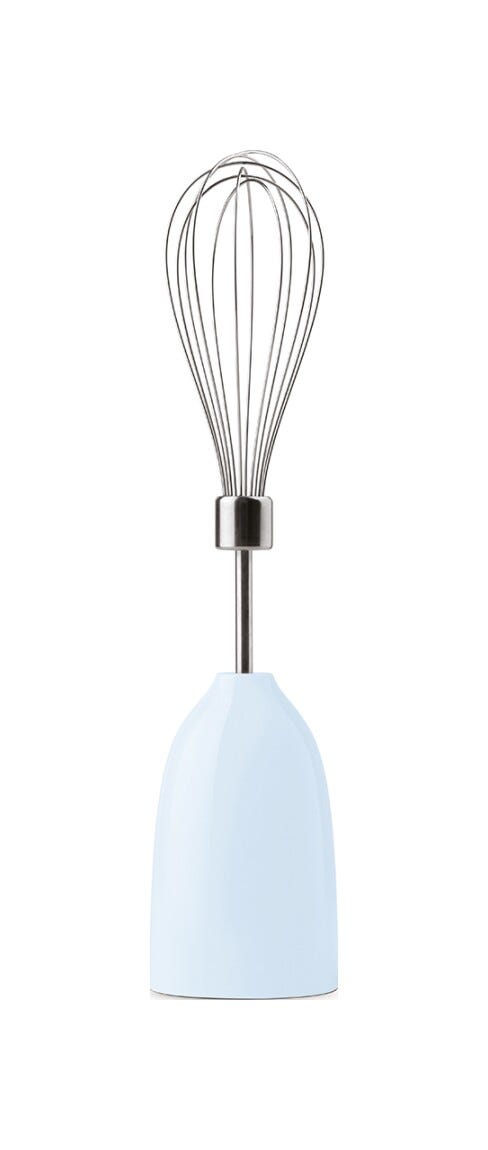 Smeg Selection HBF03PBEU 50'S Style Frullatore a immersione con accessori - azzurro lucido