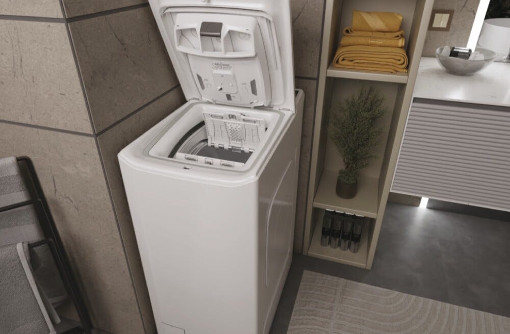 Haier THASN476TM5-S T Serie 7 Lavatrice a carica dall'alto cm. 41 - capacità 7 kg - bianco