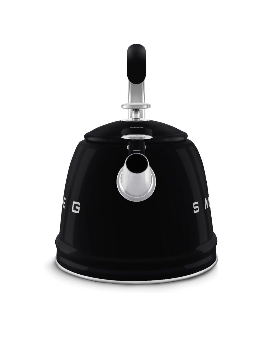 Smeg Selection WKF01BL 50'S Style Bollitore per piano cottura 2,3 L - nero lucido