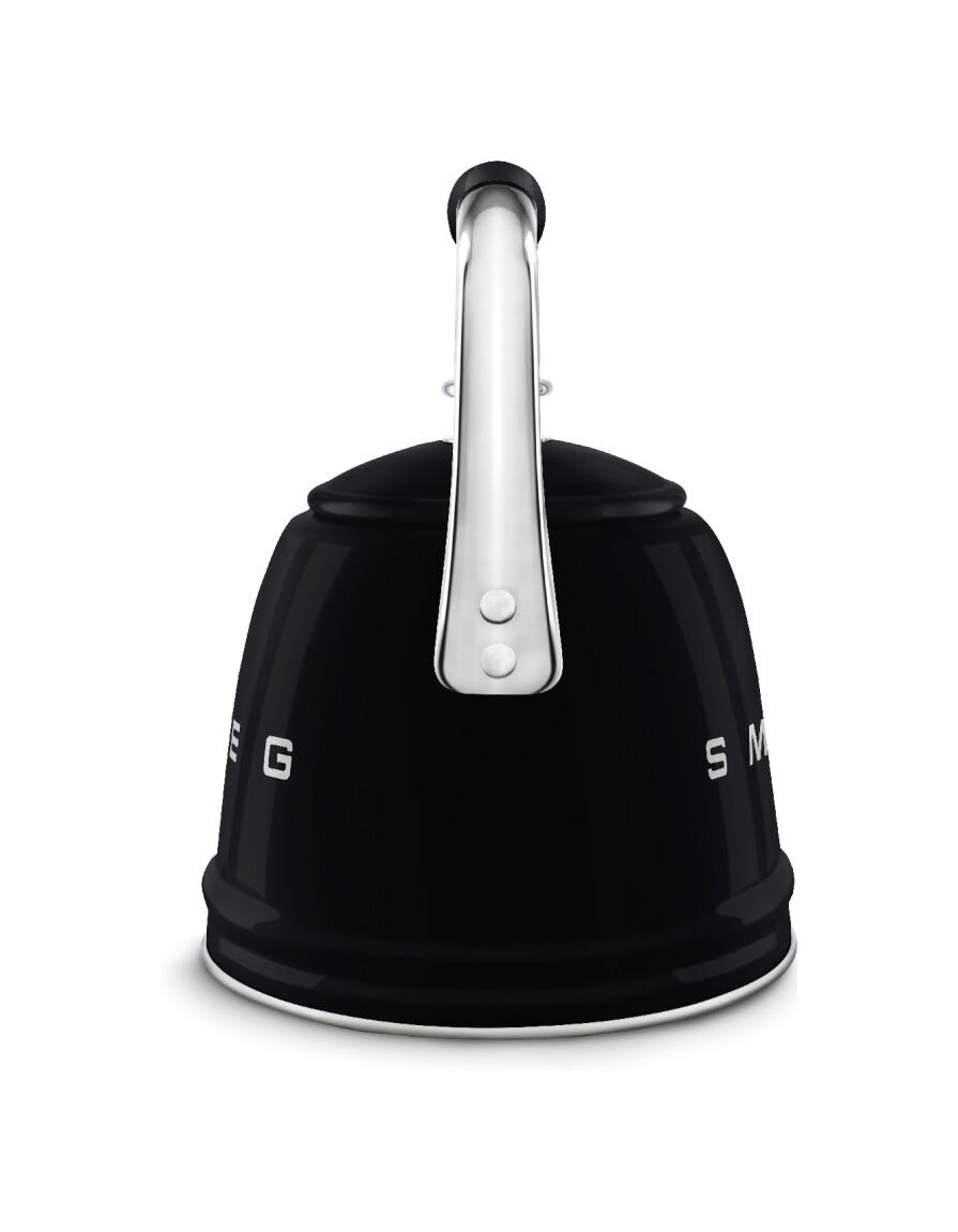 Smeg Selection WKF01BL 50'S Style Bollitore per piano cottura 2,3 L - nero lucido
