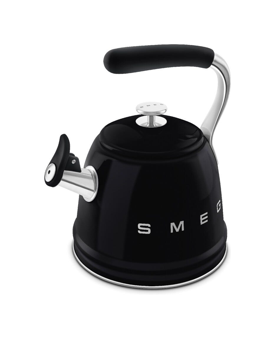 Smeg Selection WKF01BL 50'S Style Bollitore per piano cottura 2,3 L - nero lucido