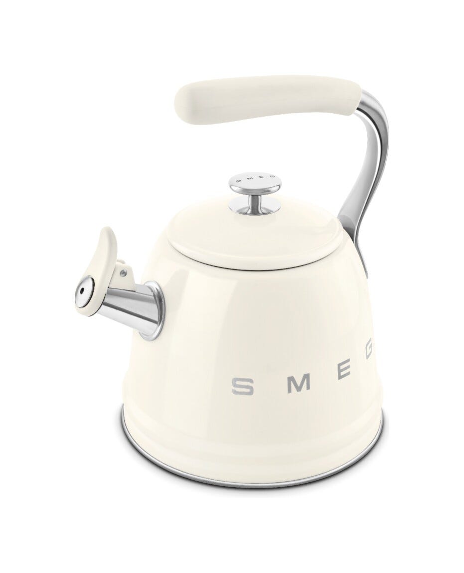 Smeg Selection WKF01CR 50'S Style Bollitore per piano cottura 2,3 l - panna lucido