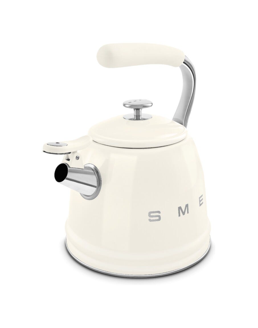 Smeg Selection WKF01CR 50'S Style Bollitore per piano cottura 2,3 l - panna lucido