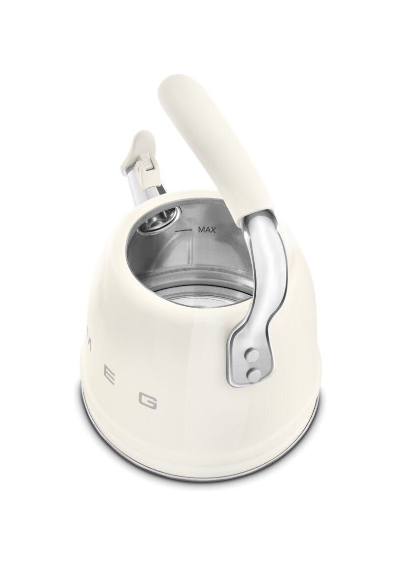 Smeg Selection WKF01CR 50'S Style Bollitore per piano cottura 2,3 l - panna lucido